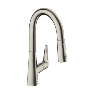 HansGrohe Talis M51 Tek Kollu Eviye Bataryası 160, Çekilebilir El Duşu, 2Jet, Sbox - 73850800 - 1