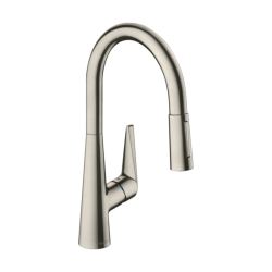 HansGrohe Talis M51 Tek Kollu Eviye Bataryası 200, Çekilebilir El Duşu, 2Jet - 72813800 - 1