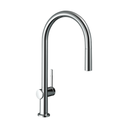 HansGrohe Talis M54 Tek Kollu Eviye Bataryası 210, Çekilebilir Gaga, 1Jet, Sbox - 72803000 - 1