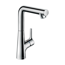 HansGrohe Talis S Tek Kollu Lavabo Bataryası 210 Kumandalı, Döner Gaga İle - 72105000 - 1