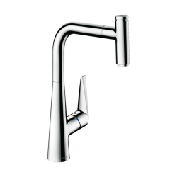 HansGrohe Talis Select M51 Tek Kollu Eviye Bataryası 300, Çekilebilir Gaga, 1Jet - 72821000 - 1