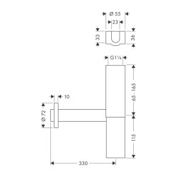 HansGrohe Tasarım Sifon Flowstar - 52100000 - 2