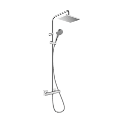 HansGrohe Vernis Shape Duş Kolonu 230 1Jet, Ecosmart, Termostatı İle - 26097000 - 1