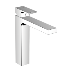 HansGrohe Vernis Shape Tek Kollu Lavabo Bataryası 190 Metal Kumandalı - 71590000 - 1