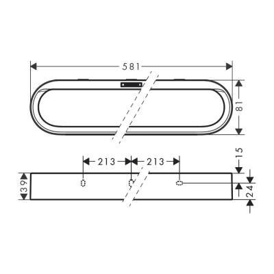 HansGrohe Wallstoris Havlu Askısı - 27926670 - 2