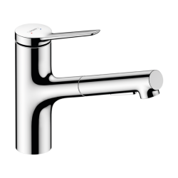 HansGrohe Zesis M33 Tek Kollu Eviye Bataryası, 150, Çekilebilir El Duşu, 2Jet - 74800000 - 1