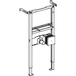 Lavabo için Geberit Duofix elemanı, 112 cm, sıva altı fonksiyon kutulu elektronik tezgah üstü batarya - 2