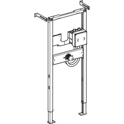 Lavabo için Geberit Duofix lavabo elemanı, 130 cm, sıva altı fonksiyon kutulu elektronik ankastre batarya, abdest için: B=50cm, H=130cm, T=7cm - 2