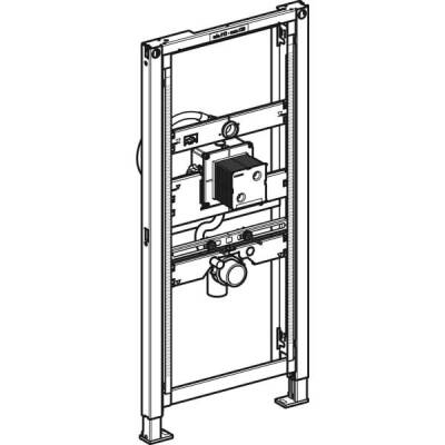 Pisuvar için Geberit Duofix elemanı, 112–130 cm, üniversal, gizli pisuvar deşarj kontrolü için - 2