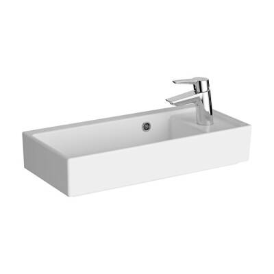 VitrA ArchiPlan Sağdan Armatürlü Dar Lavabo 60 cm, Beyaz - 1