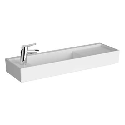 VitrA ArchiPlan Soltan Armatürlü Dar Lavabo 90 cm, Beyaz - 1