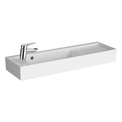 VitrA ArchiPlan Soltan Armatürlü Dar Lavabo 90 cm, Beyaz - 1