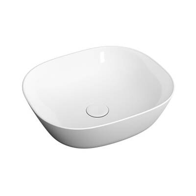 VitrA Clean Plural Kare Alçak Çanak Lavabo 45 cm, Beyaz - 1