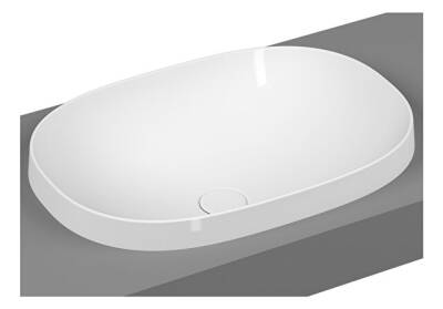 VitrA Frame 56 cm Mat Beyaz Tezgah Üstü Oval Lavabo - 1