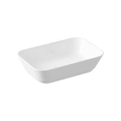 VitrA Geo Dikdörtgen Çanak Lavabo Mat Beyaz, 60 cm - 1