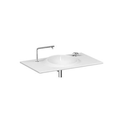 VitrA İstanbul Parlak Beyaz 100 cm Etajerli Lavabo - 1