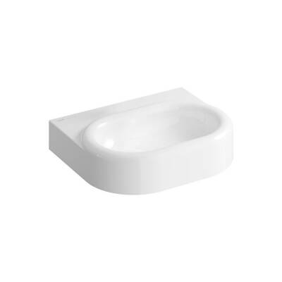 VitrA Liquid Beyaz Lavabo, 60 cm Armatür Deliksiz, Su Taşma Deliksiz - 1