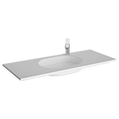 VitrA Memoria Beyaz 120 cm Etajerli Lavabo - 1