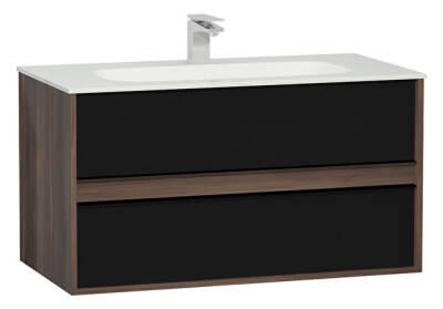 VitrA Metropole 100 cm Lavabo Alt Dolabı Erik - 1