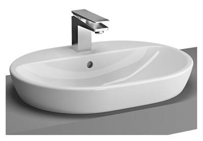 VitrA Metropole 60 cm Armatür Bantlı Oval Çanak Lavabo - 1