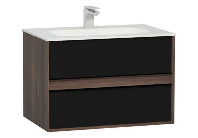 VitrA Metropole 80 cm Lavabo Alt Dolabı Erik - 1