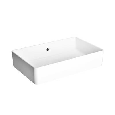 VitrA Nuo Dikdörtgen Çanak Lavabo Beyaz, 60 cm - 1