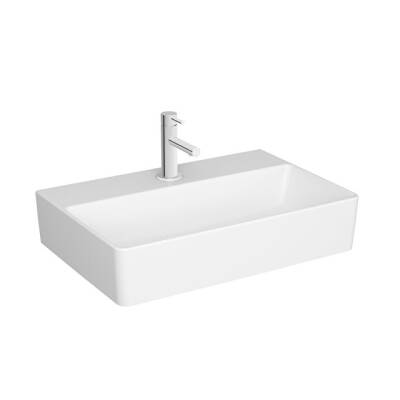 VitrA Nuo Dikdörtgen Dar Lavabo Beyaz, 60 cm - 1