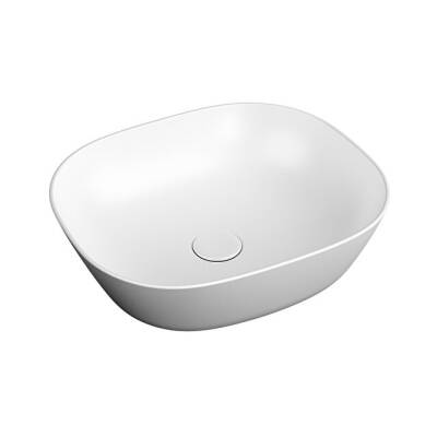 VitrA Plural 45 cm Kare Çanak Lavabo Mat Beyaz - 1