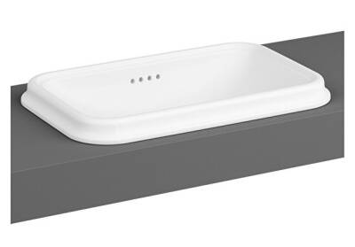 VitrA Valarte Parlak Beyaz 58 cm Tezgah Üstü Lavabo - 1